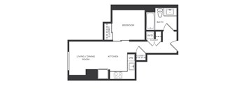 Jr 1 Bed/1 Bath-V